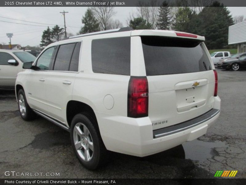 White Diamond Tricoat / Jet Black 2015 Chevrolet Tahoe LTZ 4WD