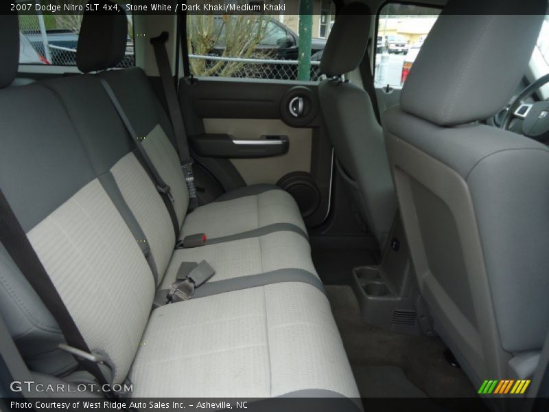 Stone White / Dark Khaki/Medium Khaki 2007 Dodge Nitro SLT 4x4