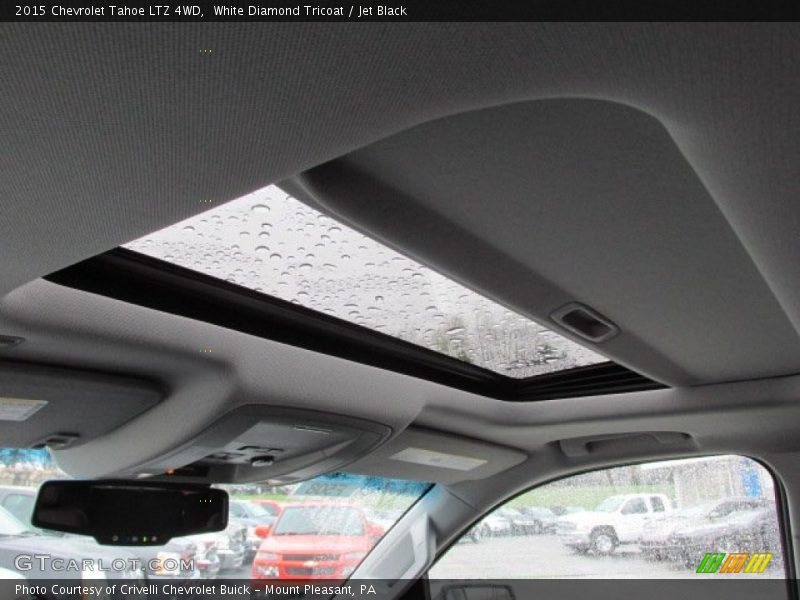 White Diamond Tricoat / Jet Black 2015 Chevrolet Tahoe LTZ 4WD