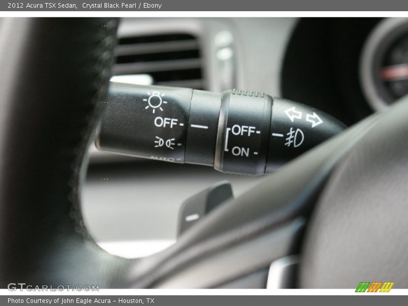 Crystal Black Pearl / Ebony 2012 Acura TSX Sedan