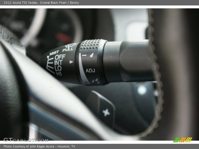 Crystal Black Pearl / Ebony 2012 Acura TSX Sedan