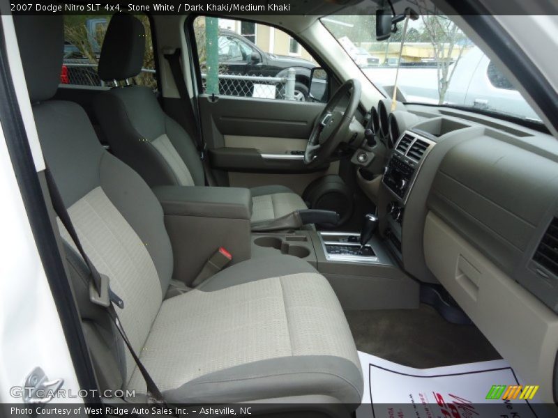 Stone White / Dark Khaki/Medium Khaki 2007 Dodge Nitro SLT 4x4