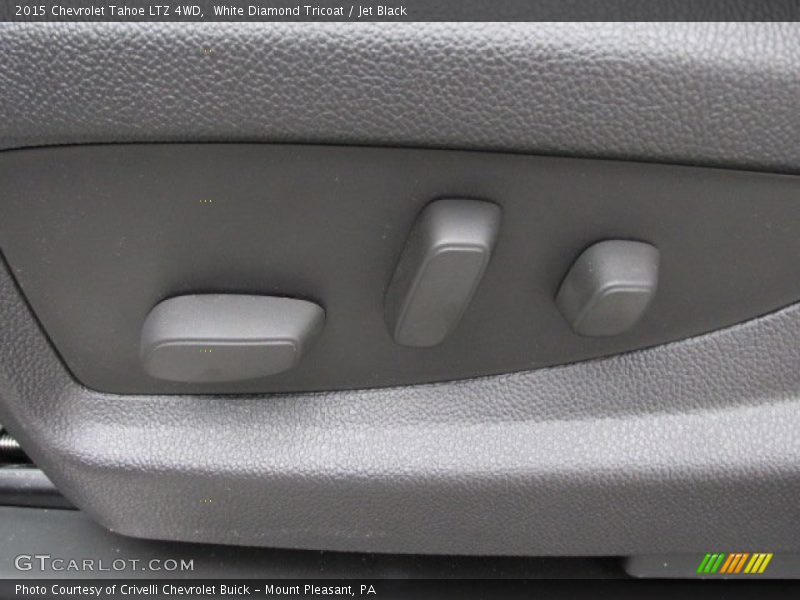 White Diamond Tricoat / Jet Black 2015 Chevrolet Tahoe LTZ 4WD