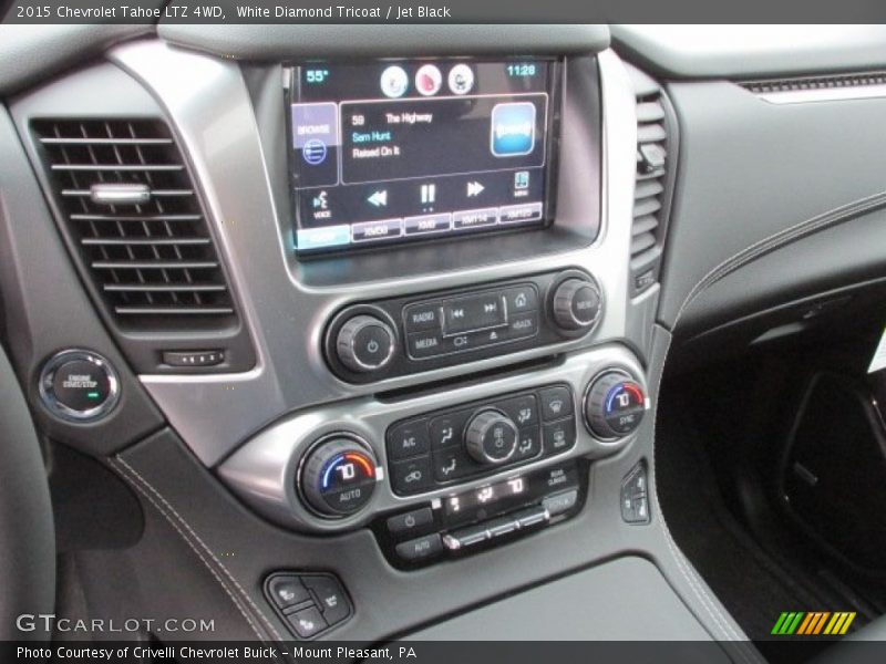 White Diamond Tricoat / Jet Black 2015 Chevrolet Tahoe LTZ 4WD