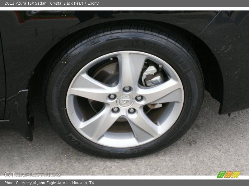 Crystal Black Pearl / Ebony 2012 Acura TSX Sedan