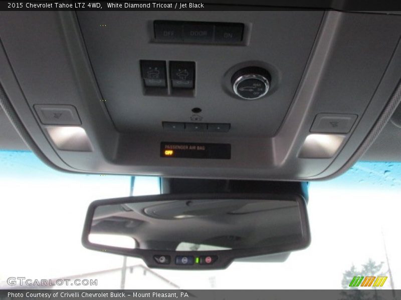 White Diamond Tricoat / Jet Black 2015 Chevrolet Tahoe LTZ 4WD