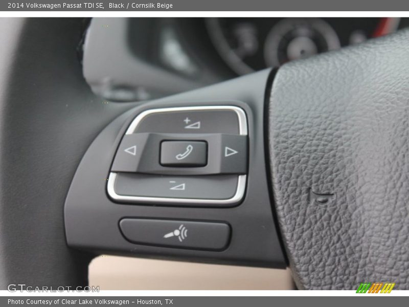 Black / Cornsilk Beige 2014 Volkswagen Passat TDI SE