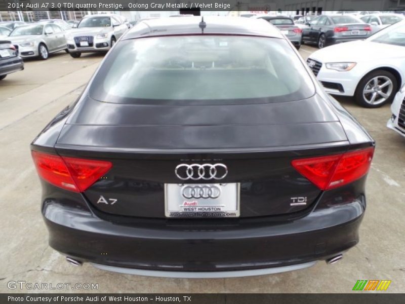 Oolong Gray Metallic / Velvet Beige 2014 Audi A7 3.0 TDI quattro Prestige