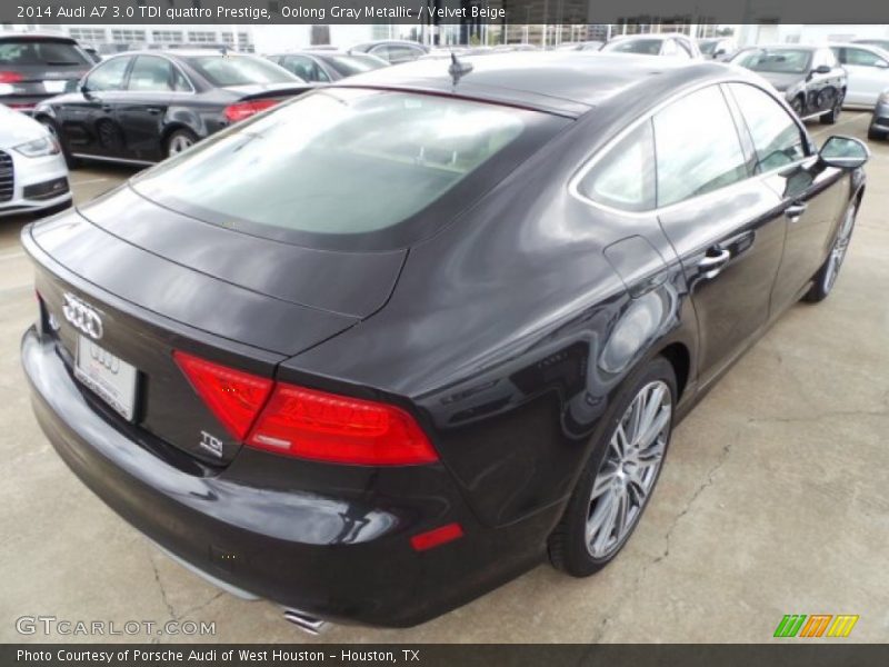 Oolong Gray Metallic / Velvet Beige 2014 Audi A7 3.0 TDI quattro Prestige