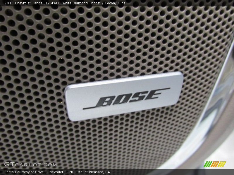 White Diamond Tricoat / Cocoa/Dune 2015 Chevrolet Tahoe LTZ 4WD