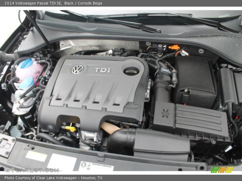 Black / Cornsilk Beige 2014 Volkswagen Passat TDI SE