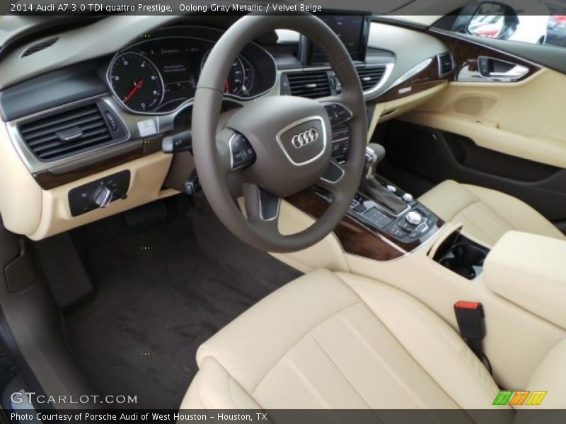  2014 A7 3.0 TDI quattro Prestige Velvet Beige Interior
