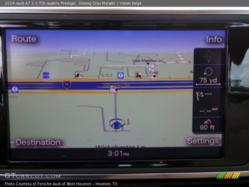 Oolong Gray Metallic / Velvet Beige 2014 Audi A7 3.0 TDI quattro Prestige
