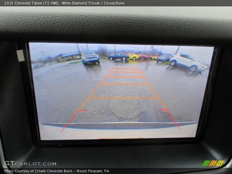 White Diamond Tricoat / Cocoa/Dune 2015 Chevrolet Tahoe LTZ 4WD