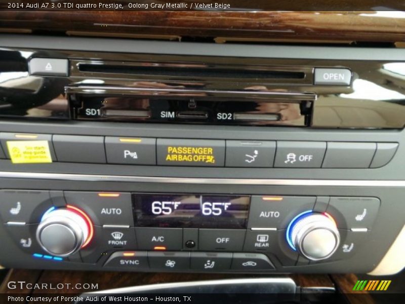 Oolong Gray Metallic / Velvet Beige 2014 Audi A7 3.0 TDI quattro Prestige