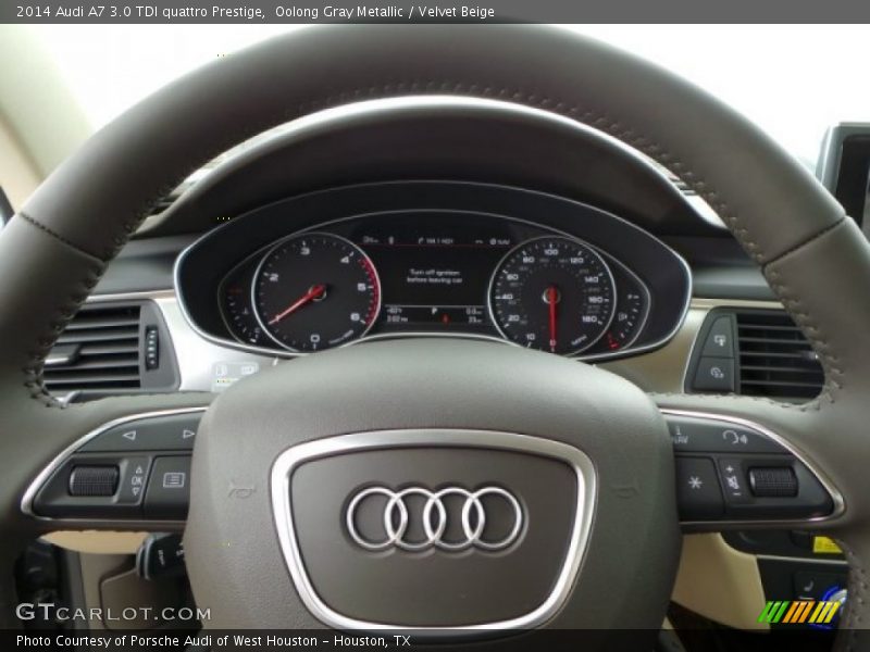Oolong Gray Metallic / Velvet Beige 2014 Audi A7 3.0 TDI quattro Prestige