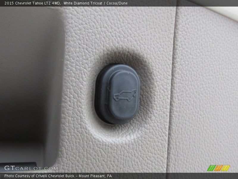 White Diamond Tricoat / Cocoa/Dune 2015 Chevrolet Tahoe LTZ 4WD