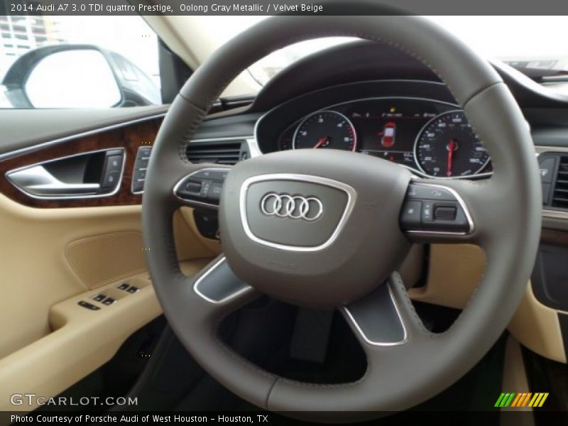 Oolong Gray Metallic / Velvet Beige 2014 Audi A7 3.0 TDI quattro Prestige