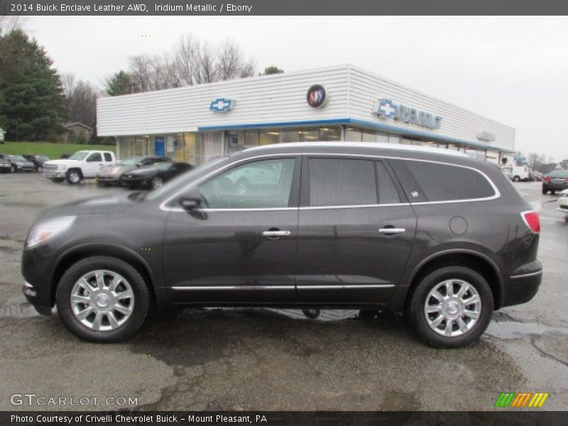 Iridium Metallic / Ebony 2014 Buick Enclave Leather AWD