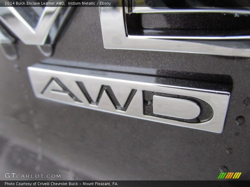 Iridium Metallic / Ebony 2014 Buick Enclave Leather AWD