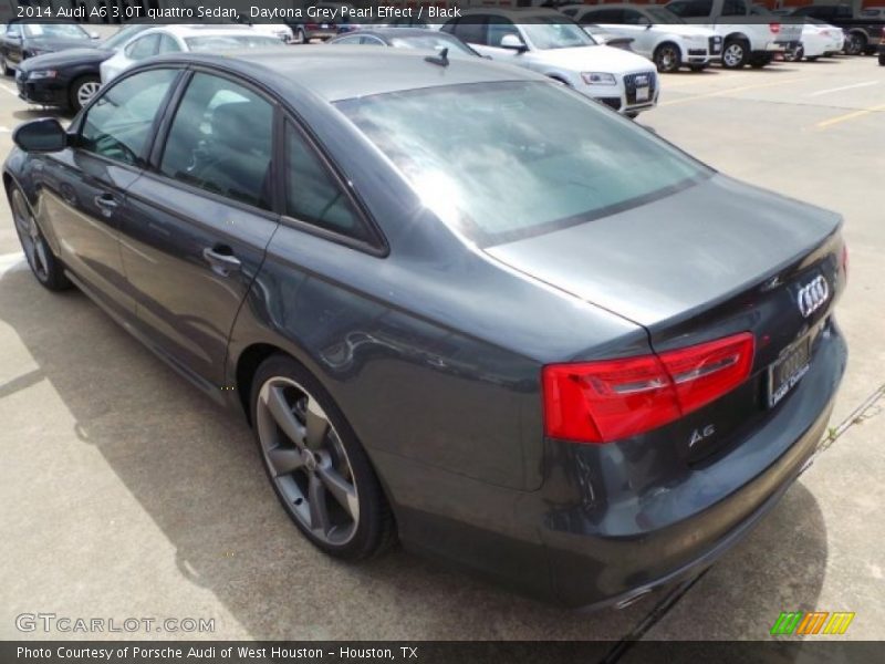 Daytona Grey Pearl Effect / Black 2014 Audi A6 3.0T quattro Sedan