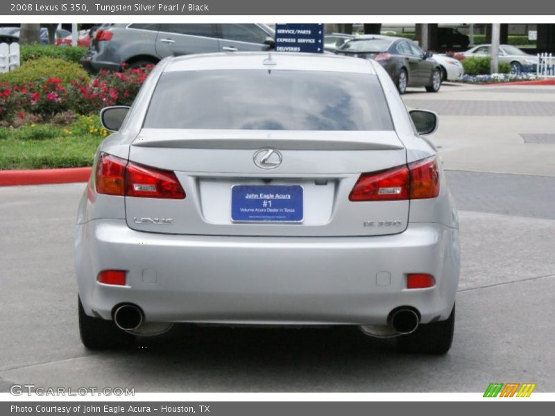 Tungsten Silver Pearl / Black 2008 Lexus IS 350
