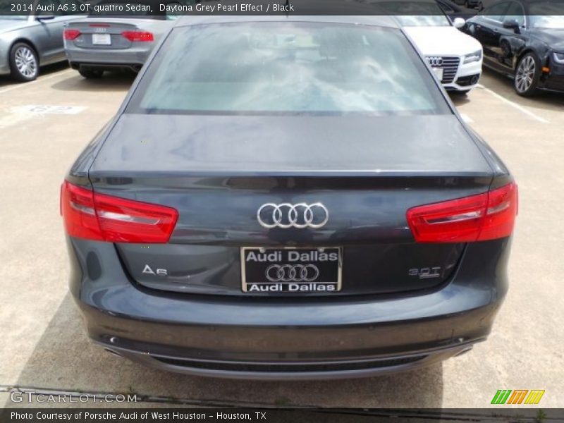 Daytona Grey Pearl Effect / Black 2014 Audi A6 3.0T quattro Sedan