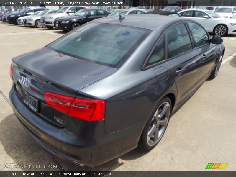 Daytona Grey Pearl Effect / Black 2014 Audi A6 3.0T quattro Sedan