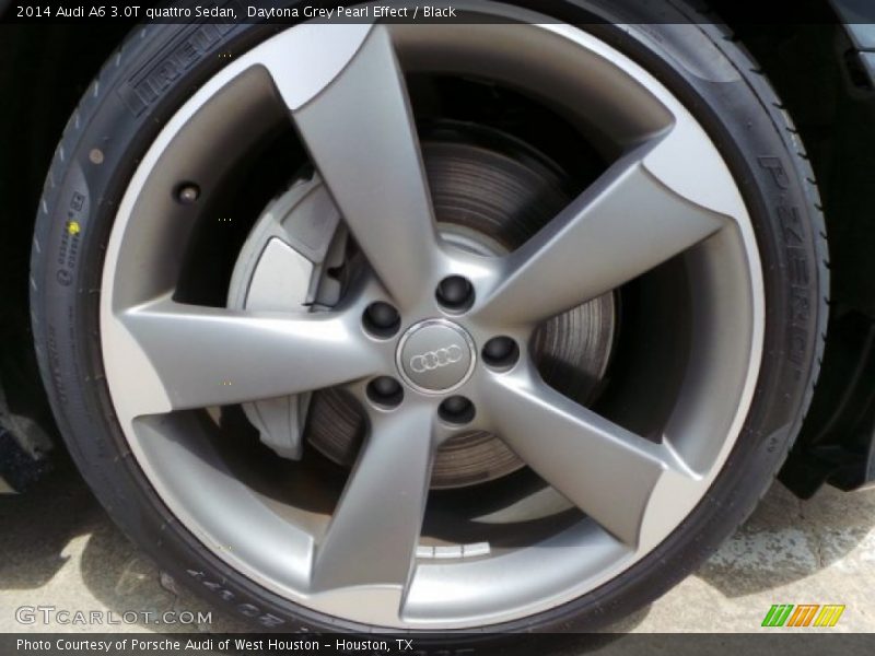 Daytona Grey Pearl Effect / Black 2014 Audi A6 3.0T quattro Sedan