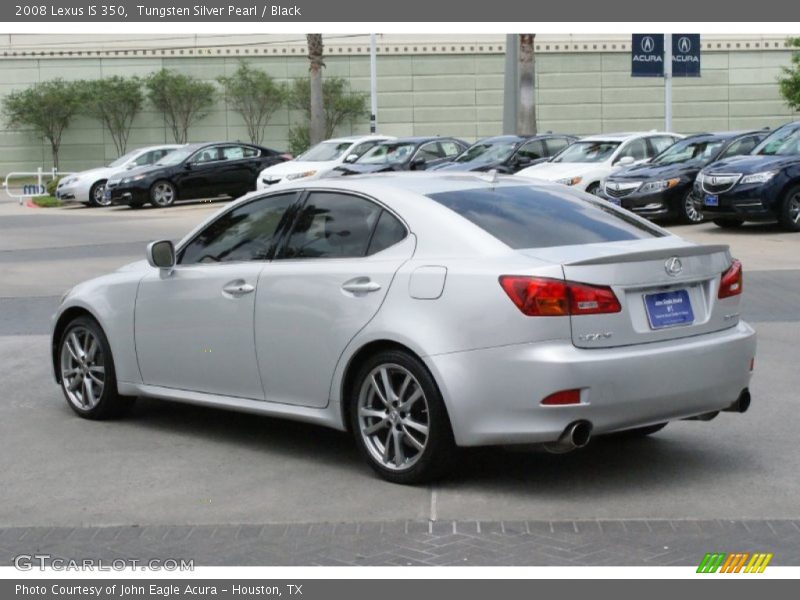 Tungsten Silver Pearl / Black 2008 Lexus IS 350