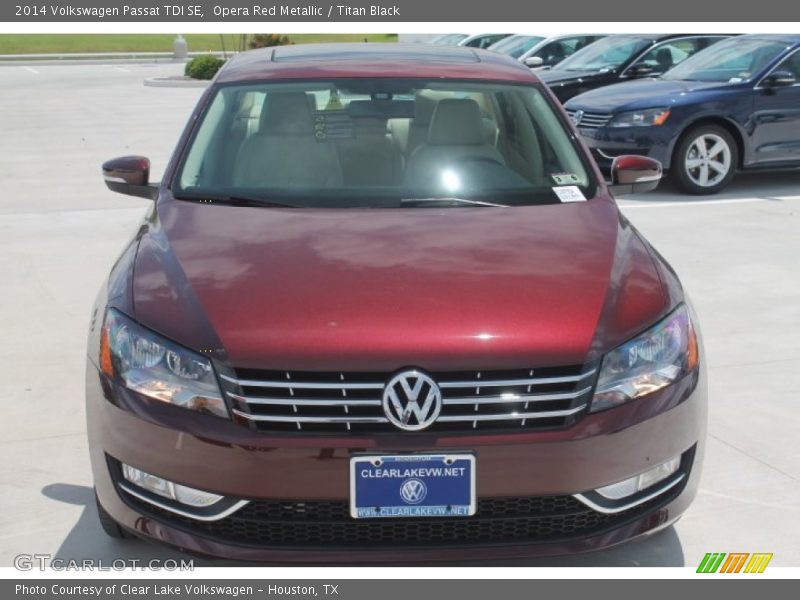 Opera Red Metallic / Titan Black 2014 Volkswagen Passat TDI SE