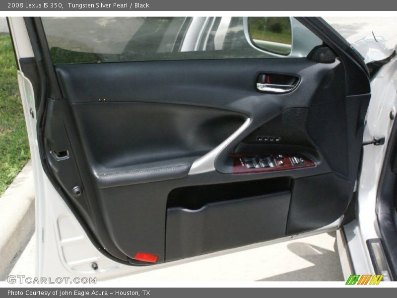 Tungsten Silver Pearl / Black 2008 Lexus IS 350