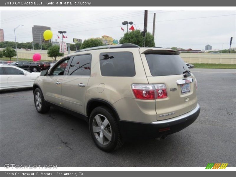 Gold Mist Metallic / Ebony 2010 GMC Acadia SLT