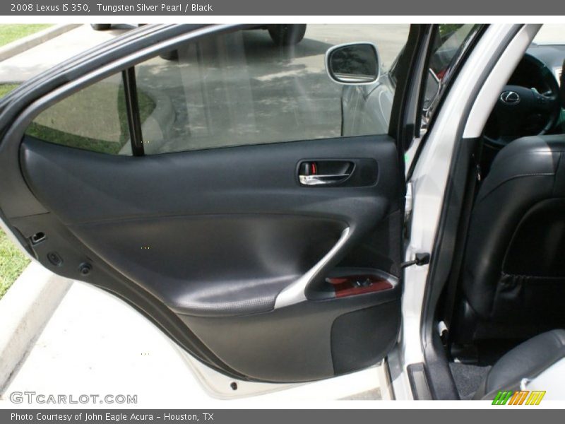 Tungsten Silver Pearl / Black 2008 Lexus IS 350