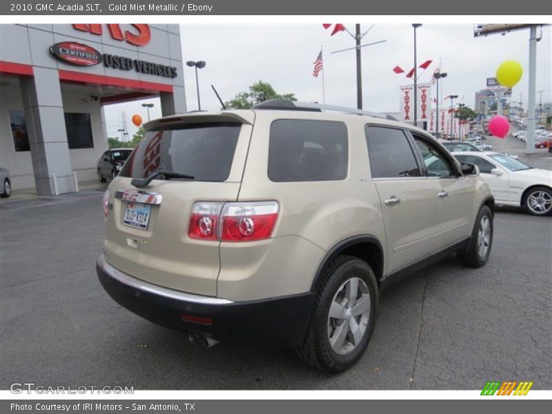 Gold Mist Metallic / Ebony 2010 GMC Acadia SLT