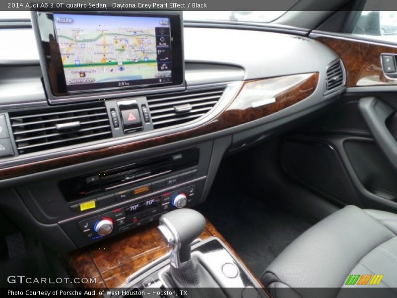 Daytona Grey Pearl Effect / Black 2014 Audi A6 3.0T quattro Sedan