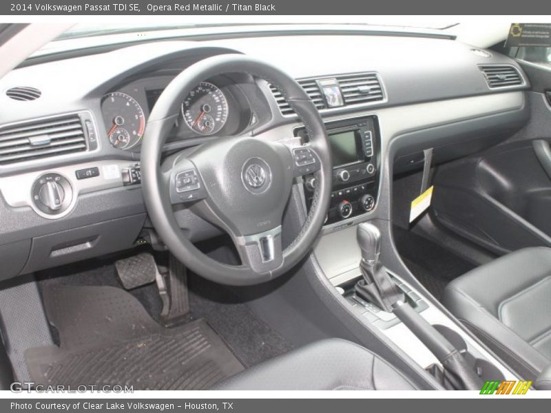 Opera Red Metallic / Titan Black 2014 Volkswagen Passat TDI SE