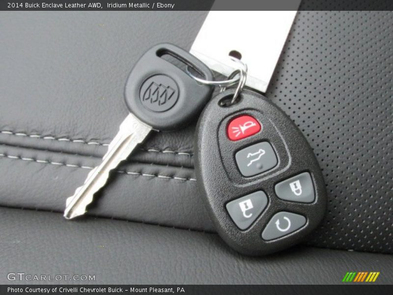 Iridium Metallic / Ebony 2014 Buick Enclave Leather AWD