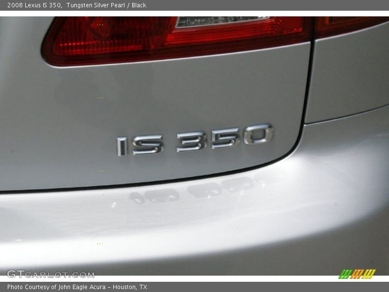 Tungsten Silver Pearl / Black 2008 Lexus IS 350