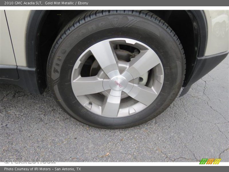 Gold Mist Metallic / Ebony 2010 GMC Acadia SLT