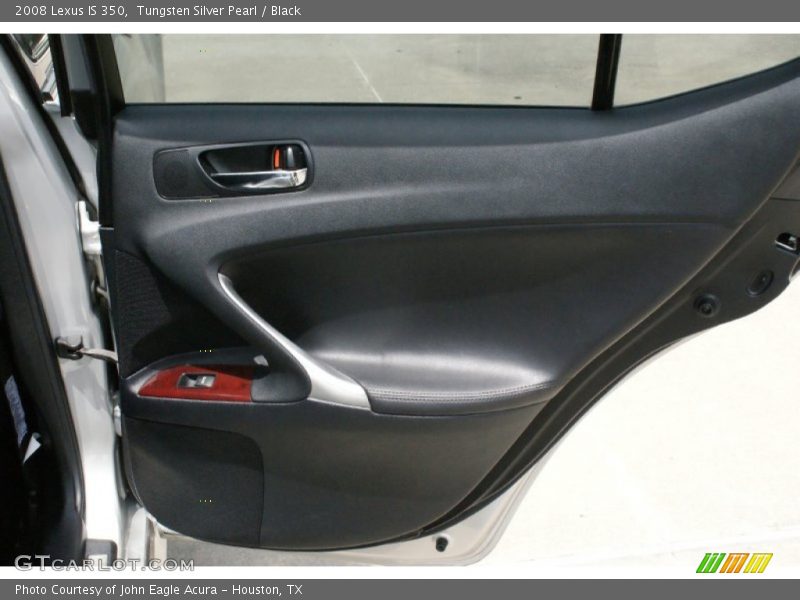 Tungsten Silver Pearl / Black 2008 Lexus IS 350