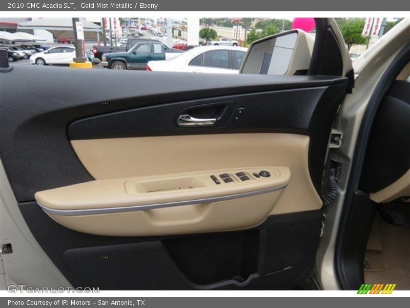 Gold Mist Metallic / Ebony 2010 GMC Acadia SLT