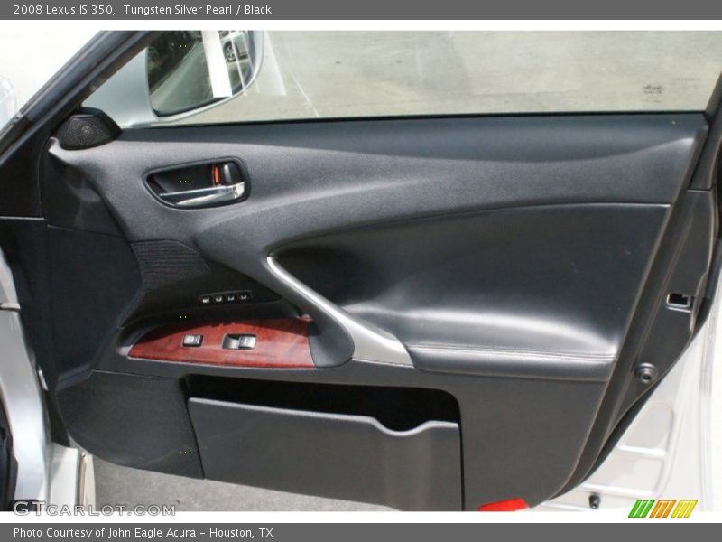 Tungsten Silver Pearl / Black 2008 Lexus IS 350