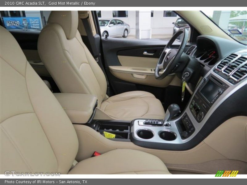 Gold Mist Metallic / Ebony 2010 GMC Acadia SLT