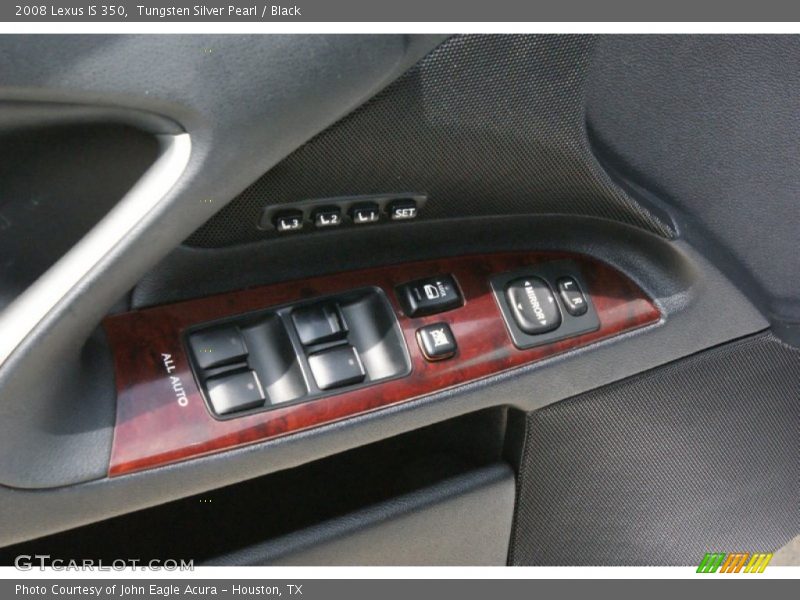 Tungsten Silver Pearl / Black 2008 Lexus IS 350