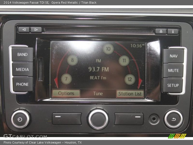 Opera Red Metallic / Titan Black 2014 Volkswagen Passat TDI SE