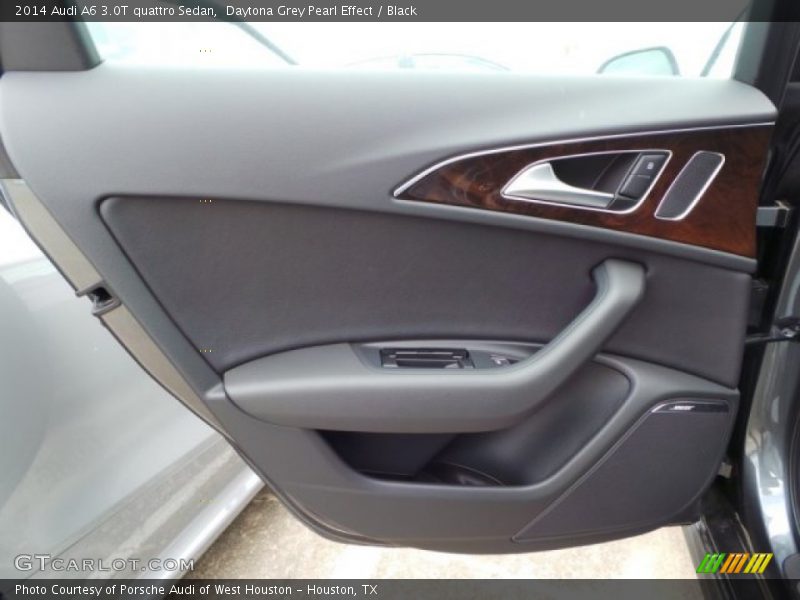 Daytona Grey Pearl Effect / Black 2014 Audi A6 3.0T quattro Sedan
