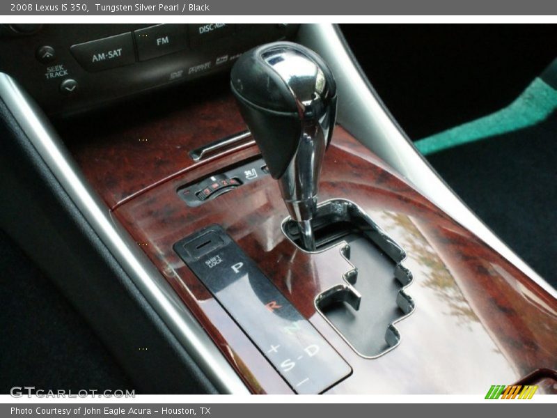 Tungsten Silver Pearl / Black 2008 Lexus IS 350