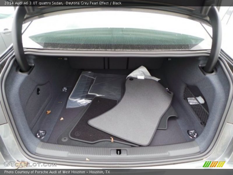 Daytona Grey Pearl Effect / Black 2014 Audi A6 3.0T quattro Sedan