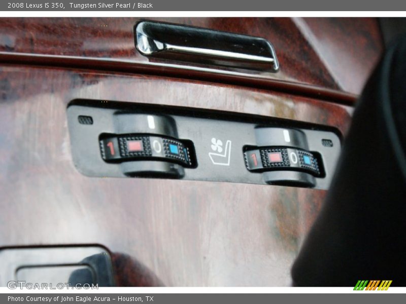 Tungsten Silver Pearl / Black 2008 Lexus IS 350